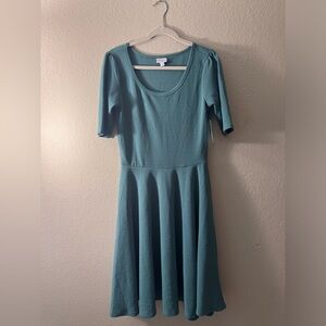 Teal LuLaRoe Nicole Dress
